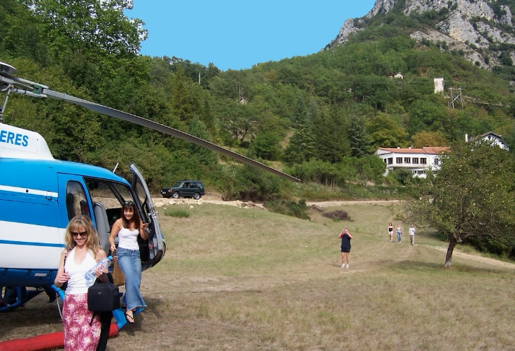 Le Foulon Helicopter Transfer from Nice Airport