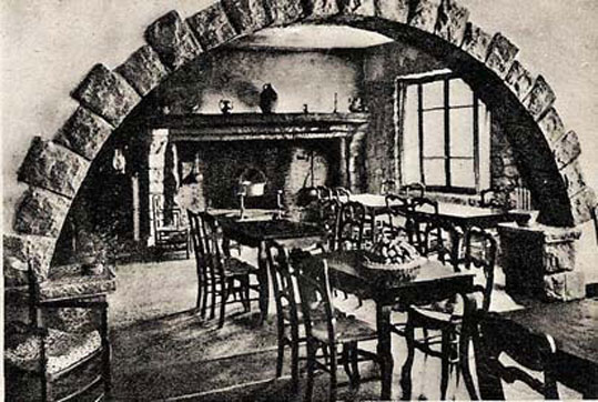 With some tables and chairs this picture could be mocked up tomorrow - nothing has physically changed for years.